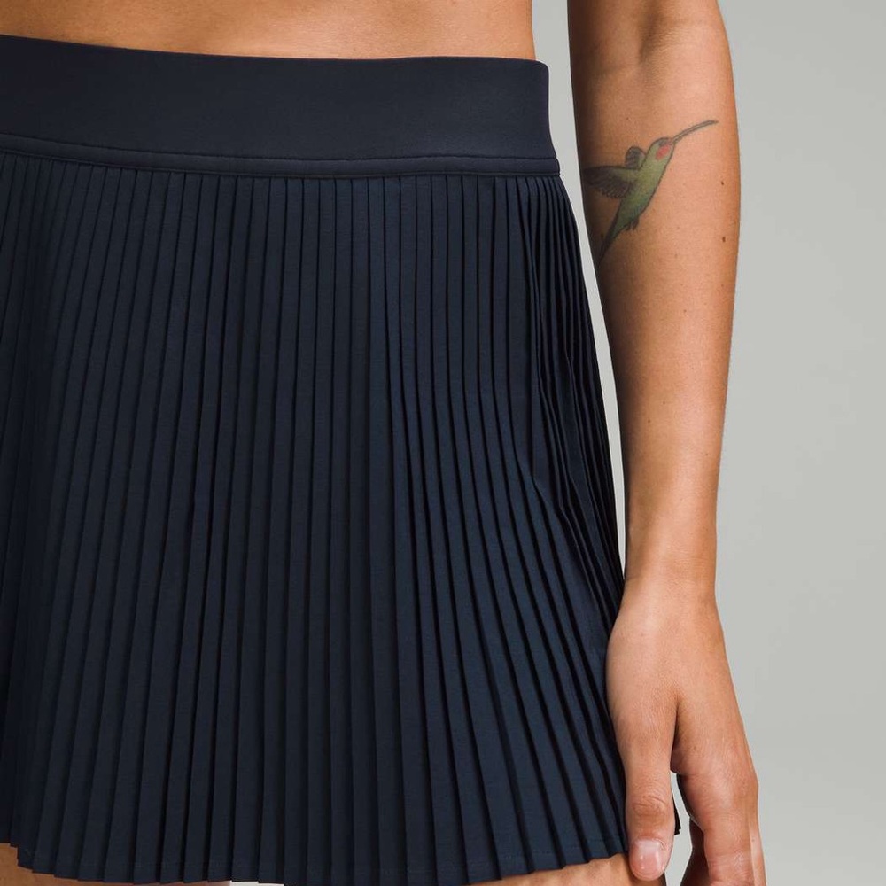 Lululemon Varsity High-Rise Pleated Tennis Skirt- True Navy